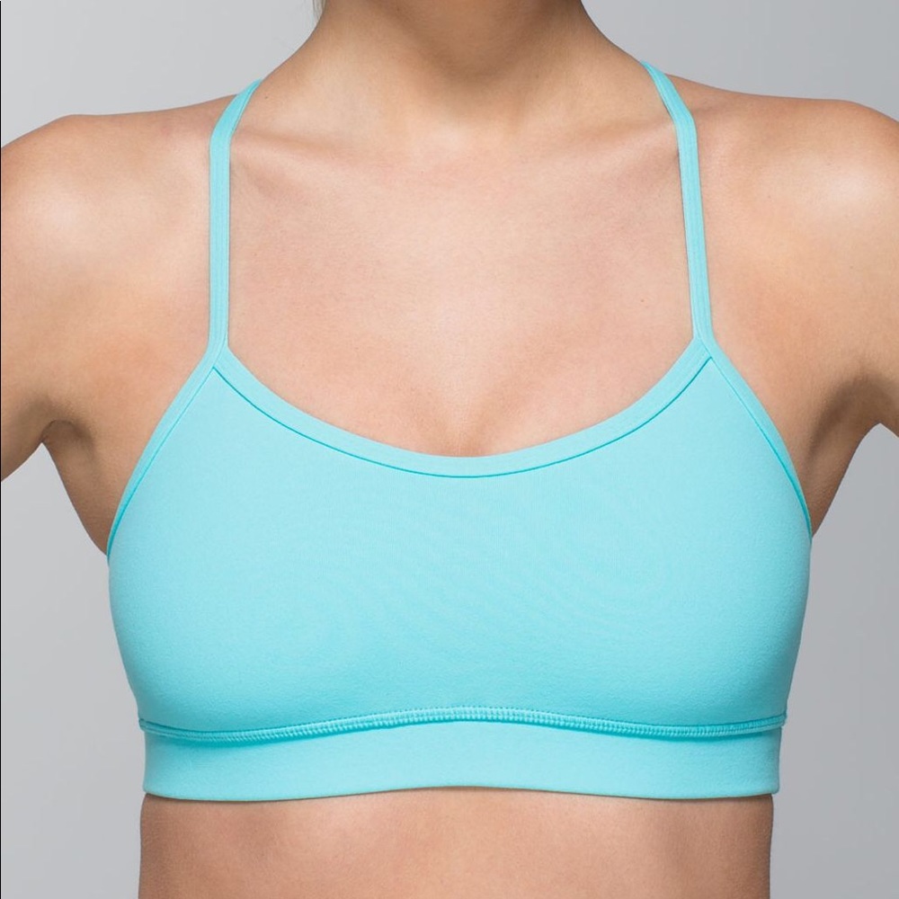 Lululemon Flow Y Bra Blue Size 8